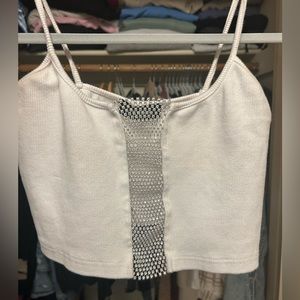 Akira Rhinestone Top